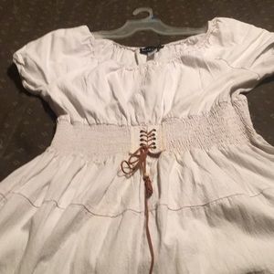 PeasAnt girls looking dress.